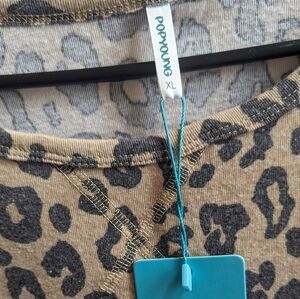PopYoung Leopard Print Top XL